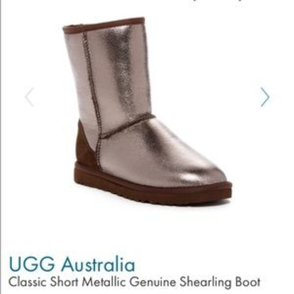 Uggs Rare Metallic Classic short boots